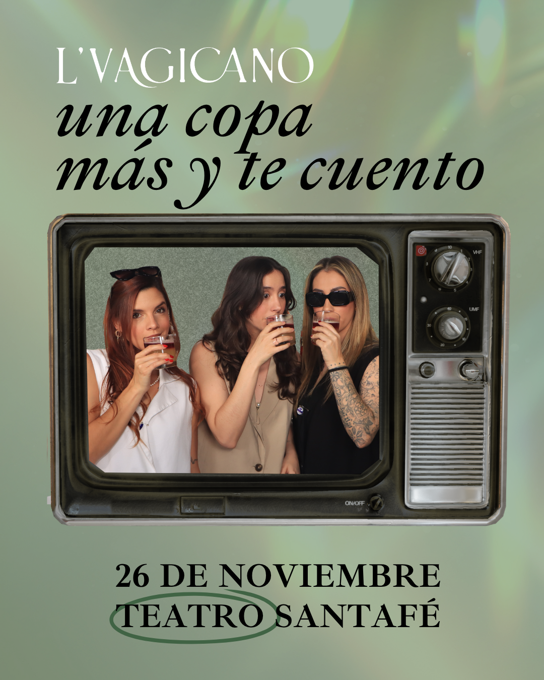 Show Bogotá Una copa más y te cuento